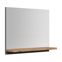 Badset LAGEAUX Slimline 4-teilig 60cm breit | grafit-eiche 5