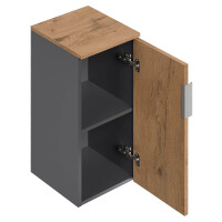 Badset LAGEAUX Slimline 4-teilig 60cm breit | grafit-eiche 7