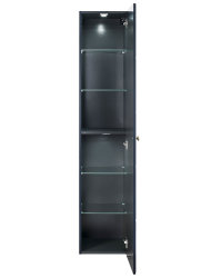 Badezimmer Set 4-teilig BLUMOND 60cm | Aufsatzbecken SW | Dark Blue