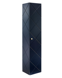 Badezimmer Hochschrank BLUMOND | 1-türig 170cm hoch | Dark Blue