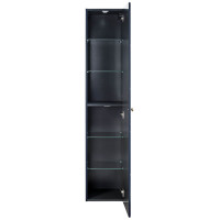 Badezimmer Hochschrank BLUMOND | 1-türig 170cm hoch | Dark Blue