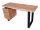 Schreibtisch 147cm Breite "Albera" | Echtholz Akazie mit Metallgestell