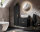 Badezimmer Set 3-teilig BLACKENED 60cm | Einbaubecken weiß | schwarz