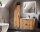 Badezimmer Set 4-teilig PORTREE 120cm II | Aufsatzbecken | Wotan-Eiche