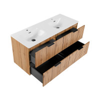 Badezimmer Set 4-teilig PORTREE 120cm | Einbaubecken | Wotan