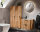Badezimmer Set 4-teilig PORTREE 60cm | Einbaubecken weiß | Wotan-Eiche