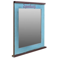 Spiegel "Bay Lake" 70 x 80cm | recycelter Altholz 