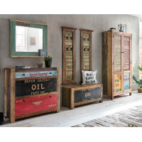 Spiegel "Bay Lake" 70 x 80cm | recycelter Altholz 
