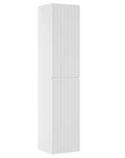 Badezimmer Hochschrank VITTAVLA | 1-türig 160cm hoch | weiß matt