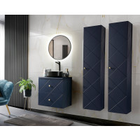 Badezimmer Spiegel rund 60cm mit LED Touch-Beleuchtung | sch