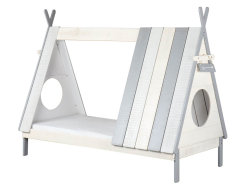 Kinderbett in Form eines Zeltes, inkl. Lattenrost 215 x...