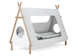 Kinderbett in Form eines Tipis, inkl. Lattenrost 215 x 105cm