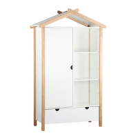 Kleiderschrank in Hausform 187cm hoch sk gallery
