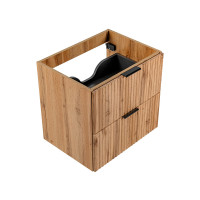 Badezimmer Waschplatz Portree 60cm | Aufsatzbecken S/W | Wot