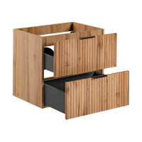 Badezimmer Waschplatz Portree 60cm | Becken weiß | Wot