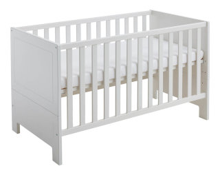 Babyzimmer Kinderbett ELIAS | 70 x 140cm inkl. Lattenrost | weiß