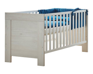Babyzimmer Kinderbett TILLY | 70 x 140 cm inkl. Lattenrost | nordic wood