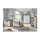 Babyzimmer Standregal ELSA | 140cm haptische Dekor- Oberflächen | weiß-eiche