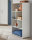 Babyzimmer Möbel-Set ELSA 7-teilig | haptische Dekor- Oberflächen | weiß-eiche