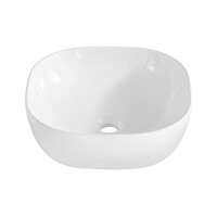 Bad Waschplatz Tribune 80cm | Aufsatzbecken | Schwarz - Wota