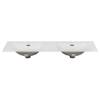 Bad Set 3-teilig TRIBUNE 120cm | Doppelbecken | Schwarz - Wo