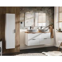 Badezimmer Hochschrank Blanchette | 1-türig 140cm hoch 