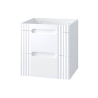 Badezimmer Set 3-teilig Frasciati 60cm | Aufsatzbecken | wei