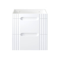 Badezimmer Set 3-teilig Frasciati 60cm | Aufsatzbecken | wei