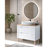 Badezimmer Set 2-teilig Frasciati 100cm | Aufsatzbecken |...