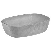 Aufsatz-Waschbecken 50cm marmoriert | Ke gallery