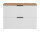Badezimmer Set 2-teilig Blanchette 80cm | Keramikbecken | weiß-eiche