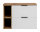 Badezimmer Set 2-teilig Blanchette 80cm | Becken & Regal | weiß-eiche
