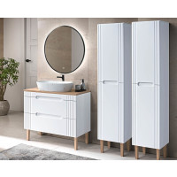 Badezimmer Set 4-teilig Frasciati 100cm | Aufsatzbecken |...