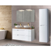 Badezimmer Set 3-teilig Frasciati 120cm | Aufsatzbecken |...