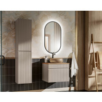 Badezimmer KARATA 60cm Set 3-tlg. | mit Aufsatzbecken | kaschmir grey