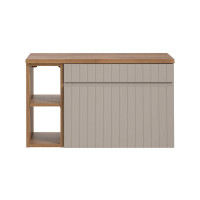 Badezimmer Waschplatz KARATA 80cm | Unterbau + Regal | kasch