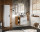 Badezimmer Waschplatz Blanchette 60cm | Aufsatzbecken blk | weiß-eiche