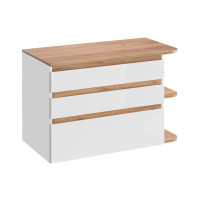 Badezimmer Waschtisch PLATINUM 94cm | Aufsatzwaschbecken...