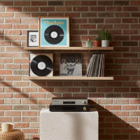 Wandregal / Wandboard / Bücherregal 80 x 20cm | Sonoma-