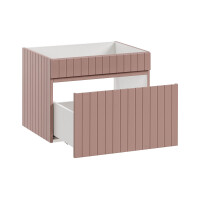 Badezimmer Waschplatz ROSINA 80cm | Aufsatzbecken & Rega