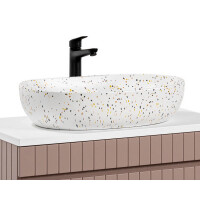 Badezimmer Waschplatz ROSINA 80cm | mit Aufsatzbecken | ros&