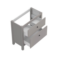 Badezimmer Stand-Waschplatz DUNWICH 80cm | mit Einbaubecken 