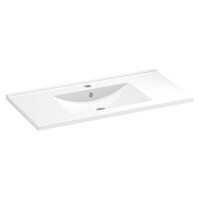 Badezimmer Stand-Waschplatz DUNWICH 80cm | mit Einbaubecken 