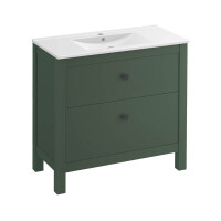 Badezimmer Stand-Waschplatz DUNWICH 80cm | mit Einbaubecken 
