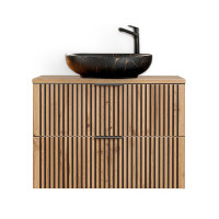 Aufsatz-Waschbecken 61cm marmoriert | Keramik Schale | schwa