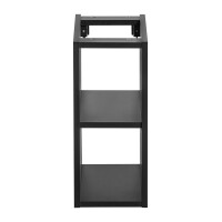 Badezimmer Doppel-Waschplatz NOIRETTE 180cm | Unterbau | sch