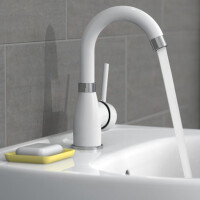 EISL Waschtischarmatur FUTURA | Weiß-Chrom 3