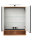 Badezimmer Set 3-teilig Woodham 60cm | zweifarbig | eiche-schwarz