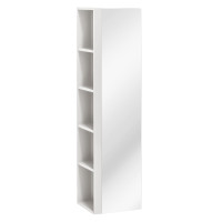Badezimmer Hochschrank TWIST 140cm | mit Spiegeltüre | 