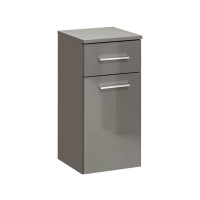 Badezimmer Hochschrank TWIST 140cm | mit Spiegeltüre | 